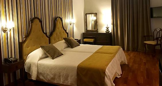 Spacious and comfortable Twin Standard Room with views of Castille Square or St. Paul’s Street Valletta