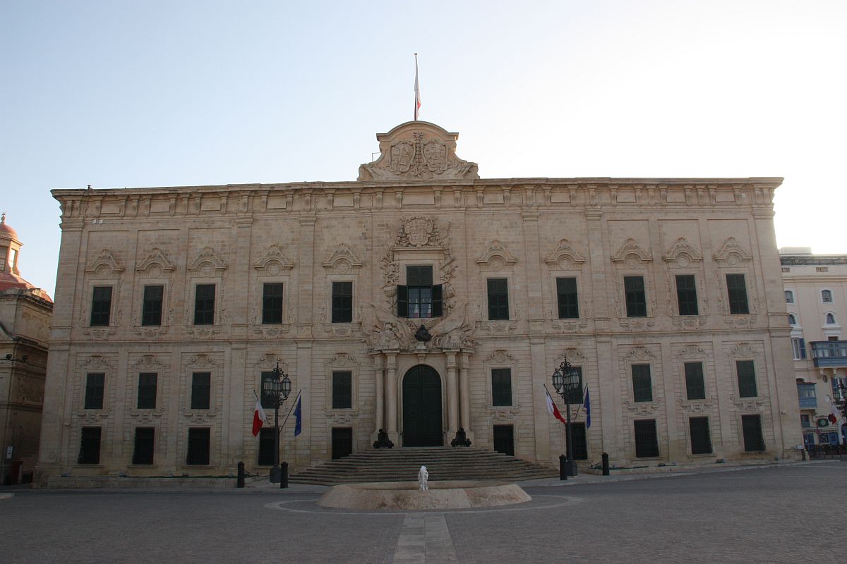 Auberge de Castille in Valletta